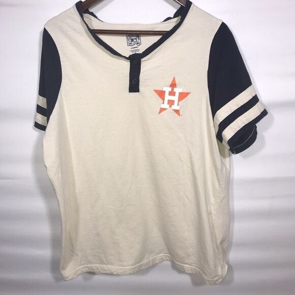 Men's Cooperstown by Majestic NFL Houston Texans Short Sleeve T-Shirt - Picture 2 of 9